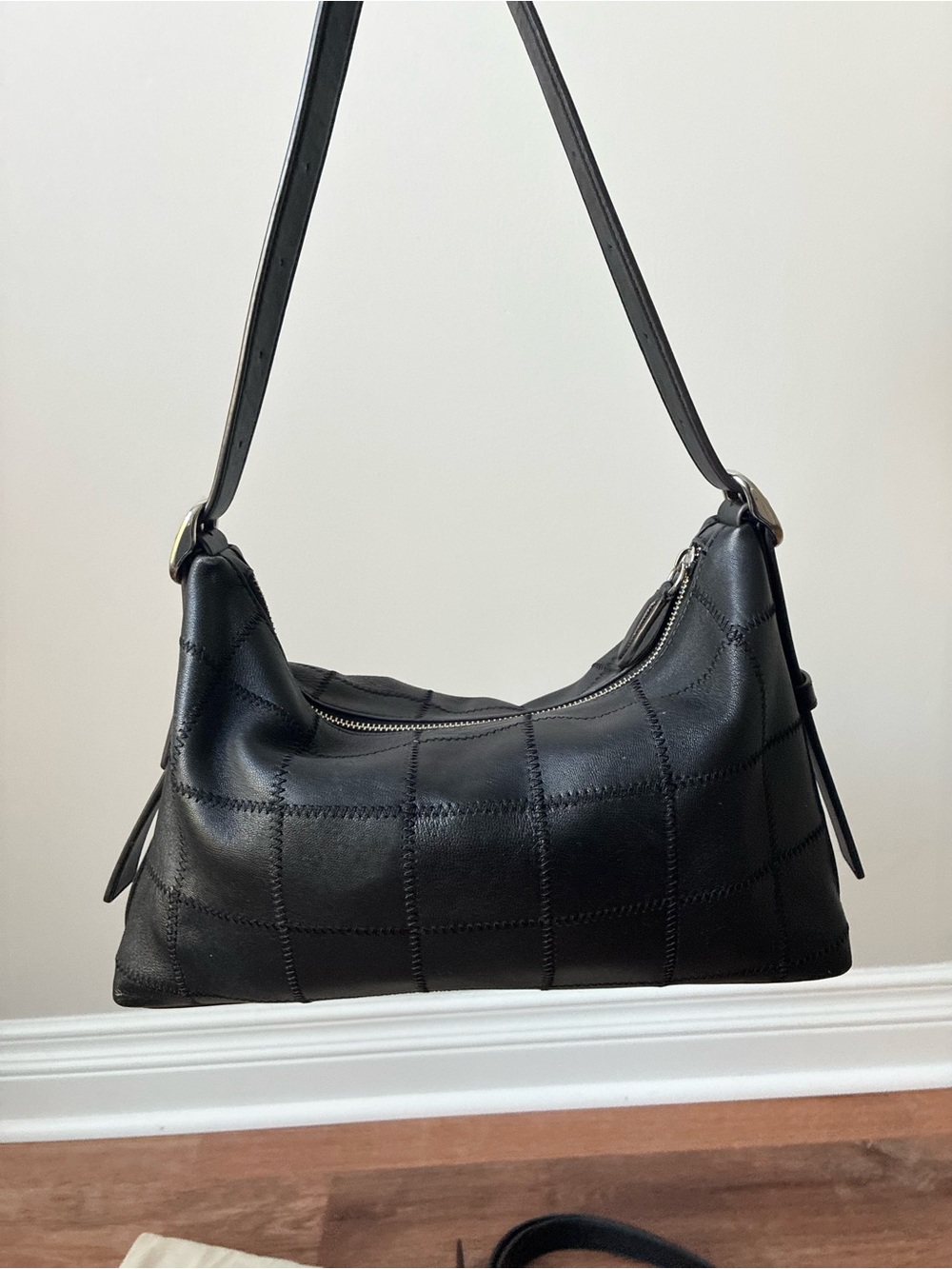 Coach Alter/Ego Med Slouchy Shoulder Bag, CBE00, Nappa Leather Pieced Patchwork - Picture 7 of 16